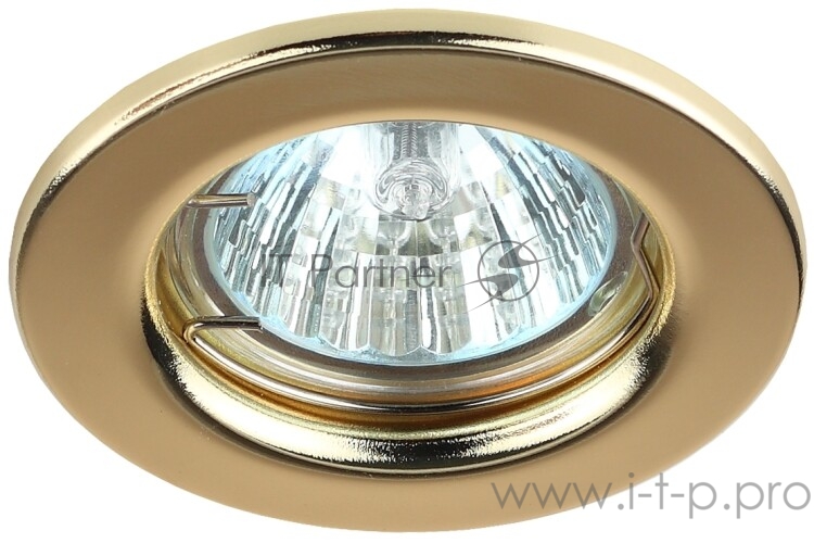 Светильник ST1 GD штампован. MR16 12В 50Вт зол. ЭРА C0043798