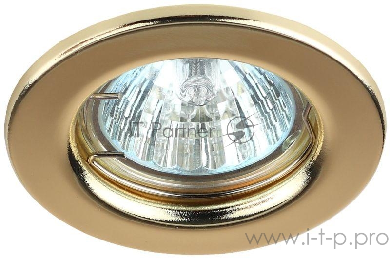 Светильник ST1 GD штампован. MR16 12В 50Вт зол. ЭРА C0043798