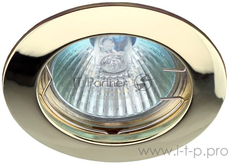 Светильник KL1 GD литой MR16 12В 50Вт зол. ЭРА C0043655