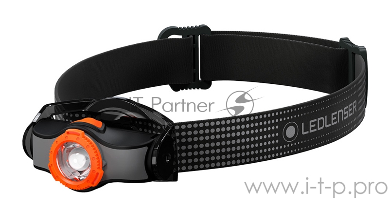 Фонарь налобный Led Lenser MH3 черный/оранжевый лам.:светодиод. AAx1 (502148)