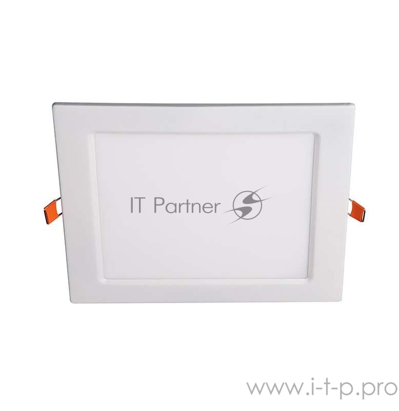 Светильник светодиодный ультратонкий встраив. PPL-S 15Вт 4000К IP40 WH 190мм квадрат Jazzway 5008380A