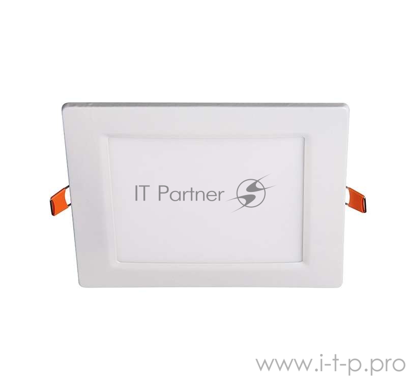 Светильник светодиодный ультратонкий встраив. PPL-S 9Вт 6500К IP40 WH 145мм квадрат Jazzway 5008281A