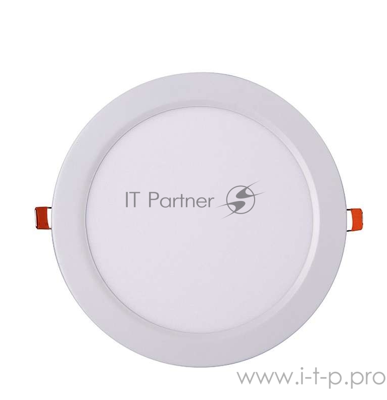 Светильник светодиодный ультратонкий встраив. PPL-R 15Вт 6500К IP40 WH d190мм круглый Jazzway 5008601A