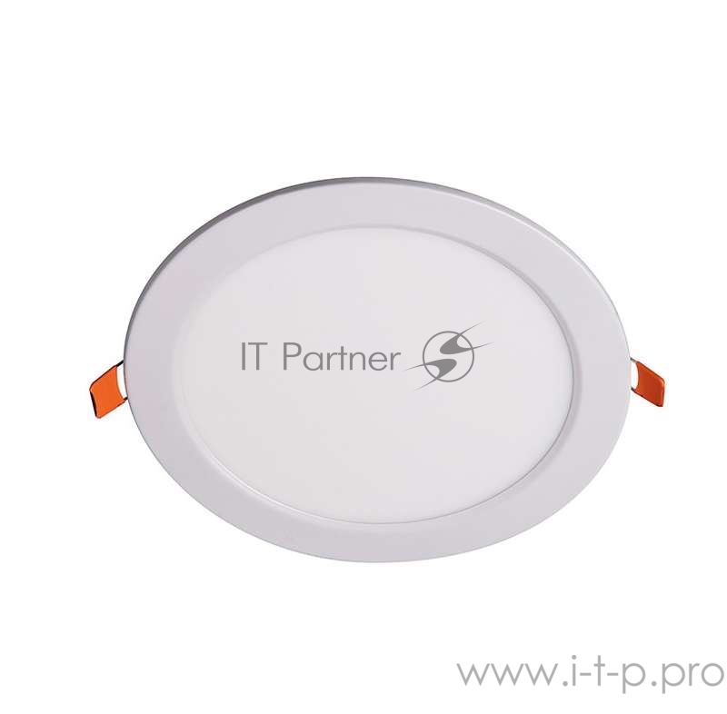 Светильник светодиодный ультратонкий встраив. PPL-R 12Вт 6500К IP40 WH d170мм круглый Jazzway 5008564A