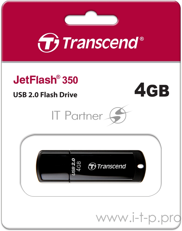 Накопитель USB flash 4ГБ Transcend JetFlash 350 TS4GJF350 (USB2.0)