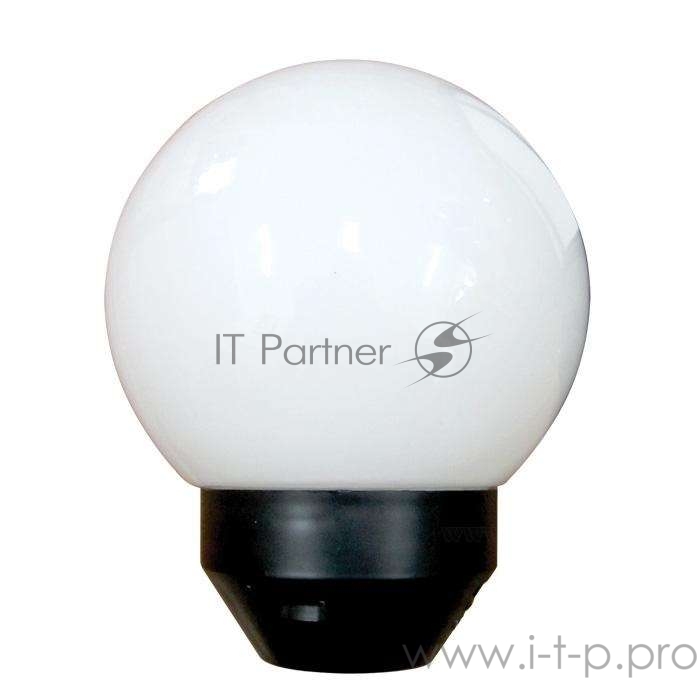 Светильник НТУ 06-25-01 Шар d160 Г опал ПММА /корпус черный Элетех 1030480082