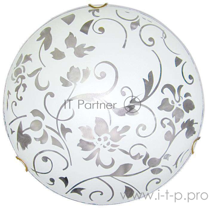 Светильник НПБ 01-60-130 Эрика d250 М15 60Вт E27 IP20 матовый бел./клипса зол. (инд. упак.) Элетех 1005204374