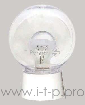 Светильник ЖКХ 04 1х60Вт E27 IP20 энергосбер. с фото-акуст. датчик мат. Аргос 155.60.2.20-2.5.1