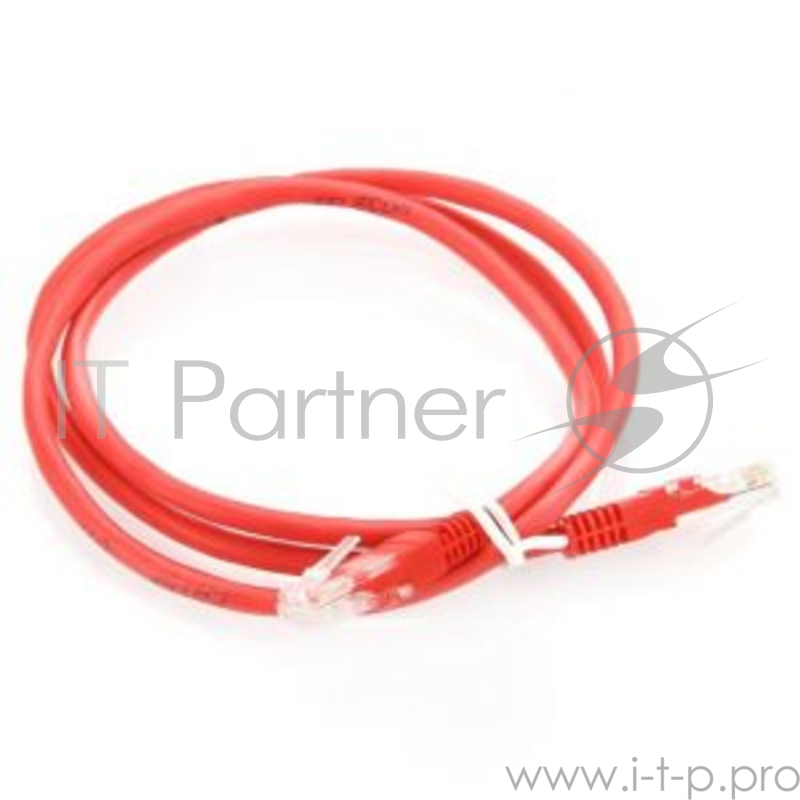 Патч-корды, Патч-панели ITK PC04-C5EU-05M Коммутационный шнур (патч-корд), кат.5Е UTP, 0,5м, красный