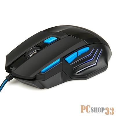 Мышь MOG-21U Nakatomi Gaming mouse - игровая, 7 кнопок + ролик прокрутки, USB, черная