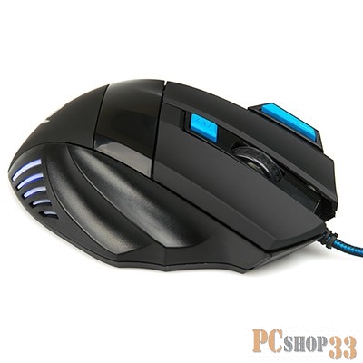 Мышь MOG-21U Nakatomi Gaming mouse - игровая, 7 кнопок + ролик прокрутки, USB, черная