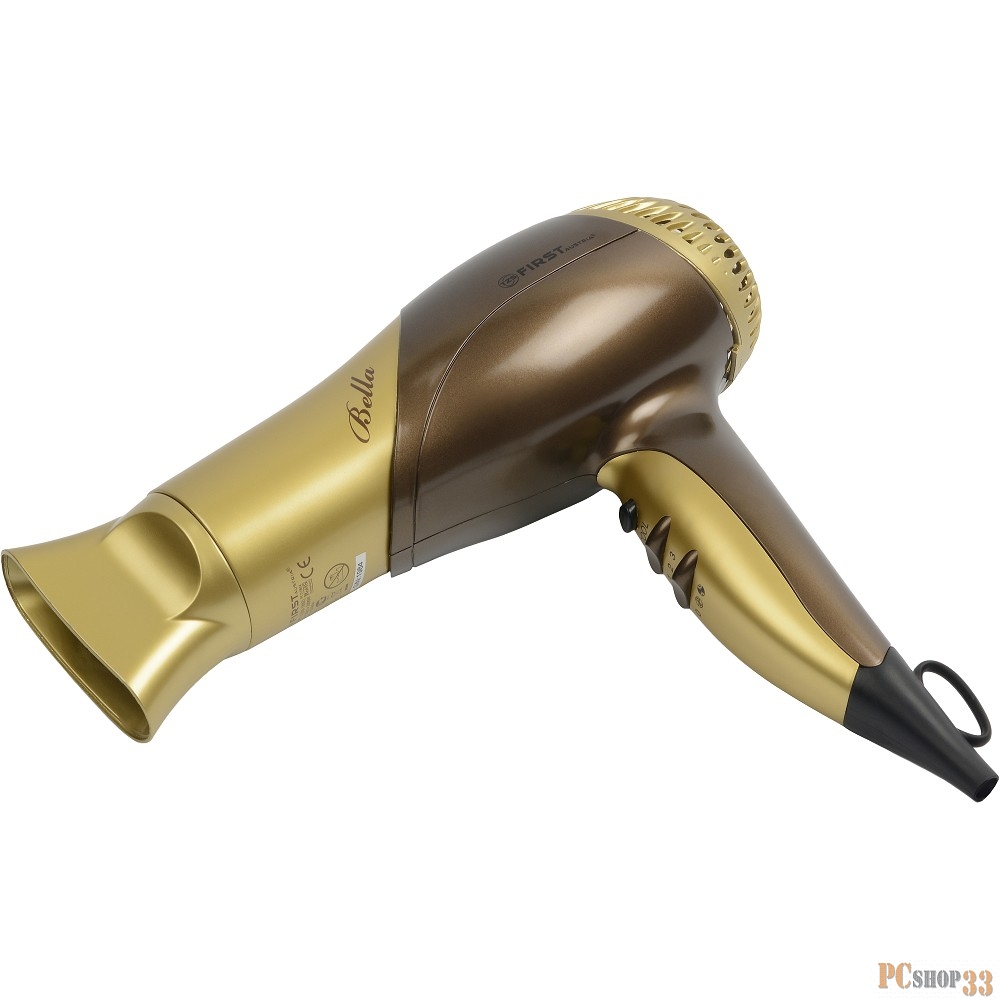 Фен Фен FIRST FA-5657-3-BZ, 2000 Вт, 2 скор, 3 темп., холод