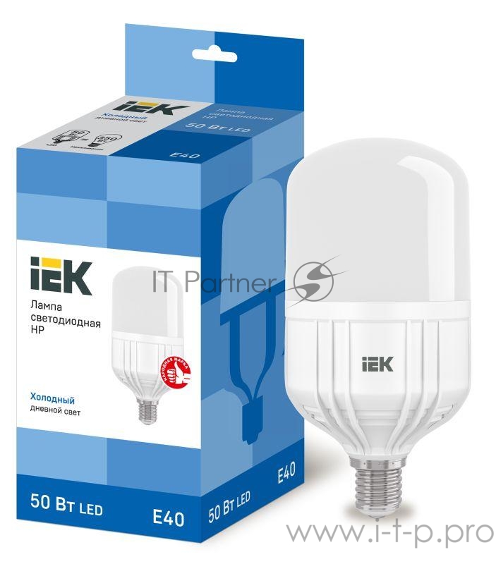 Лампа Iek LLE-HP-50-230-65-E40 светодиодная HP 50Вт 230В 6500К E40 IEK