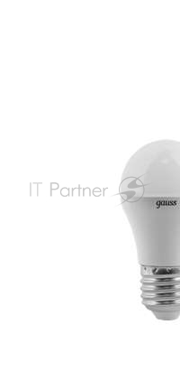 Лампа светодиодная 6.5Вт шар 3000К тепл. бел. E27 520лм 150-265В GAUSS 105102107