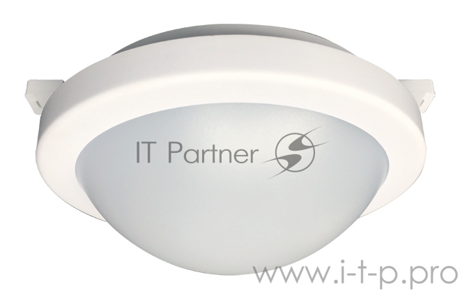 Светильник светодиодный пылевлагозащищенный ДПБ PBH - PC3-RA 8W 4000K WHITE IP65 круг | 5009271 | Jazzway