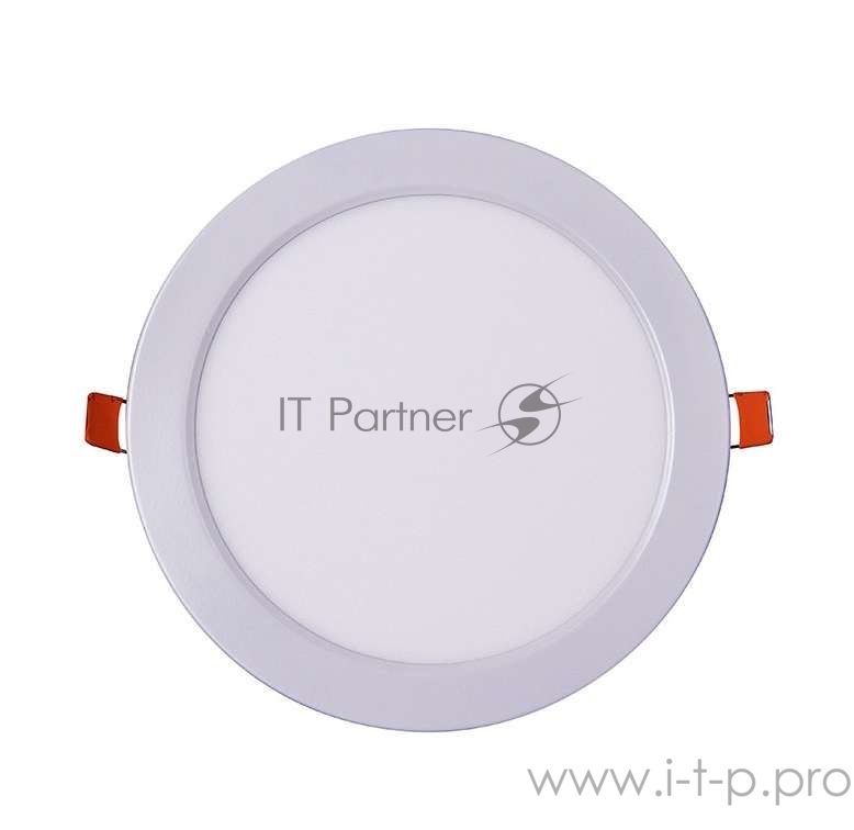 Светильник светодиодный ультратонкий встраив. PPL-R 12Вт 4000К IP40 WH d170мм круглый Jazzway 5008540A
