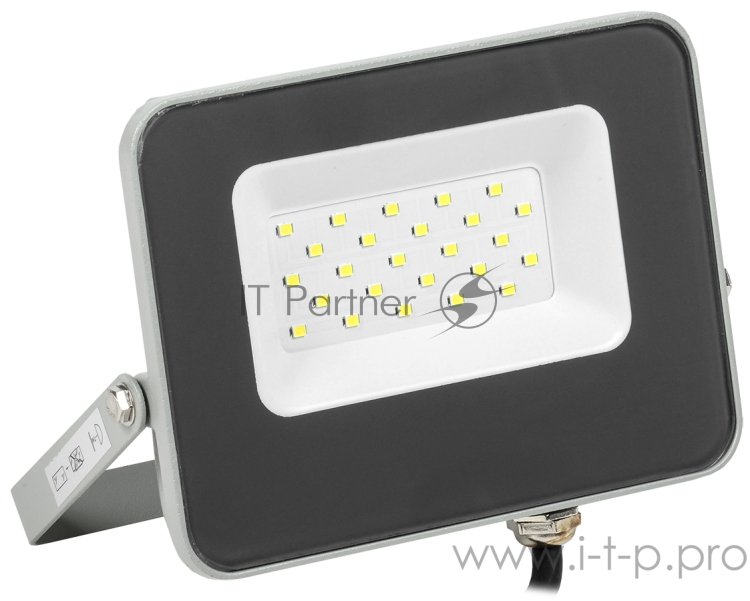 Прожектор СДО 07-20 LED 20Вт IP65 6500К сер. ИЭК LPDO701-20-K03