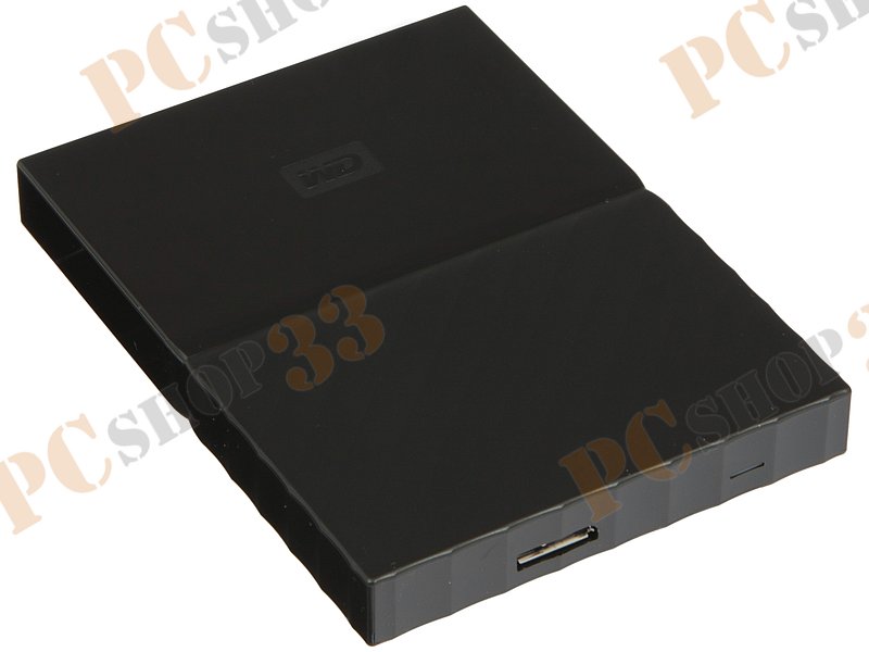 Внешний жесткий диск 2ТБ 2.5 Western Digital My Passport WDBLHR0020BBK-VB, черный (USB3.0)