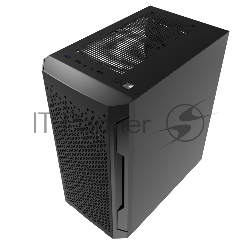 Корпус Powercase Mistral Micro Z2B SI, Non Window, Mesh, 2x 120mm fan, чёрный, mATX (CMIMZB-F2SI)