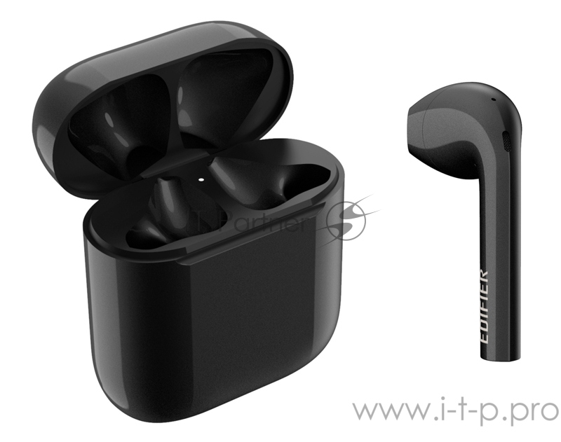 Гарнитура вкладыши Edifier TWS600 черный беспроводные bluetooth в ушной раковине (EDICALL TWS600)