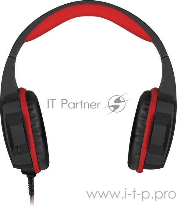 Гарнитура накладные Sven AP-G300MV 2.2м черный/красный проводные оголовье