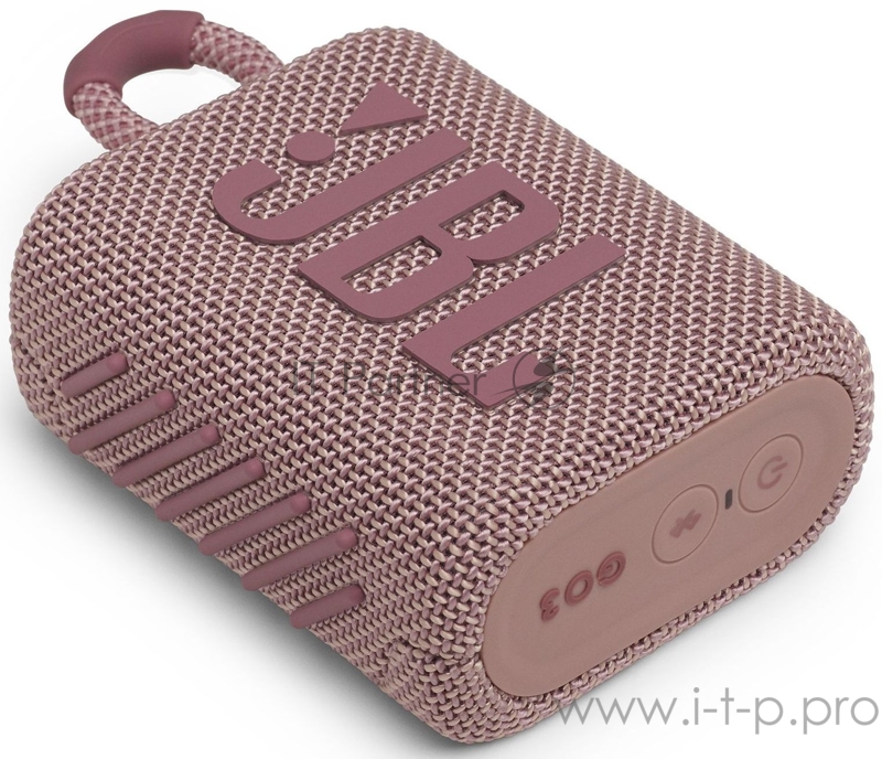 Портативная акустическая система JBL GO 3 розовая