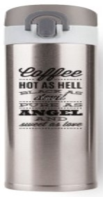 Термобутылка BAROUGE для прогулок и путешествий BT-134 металл ЧЕРНЫЙ 350мл