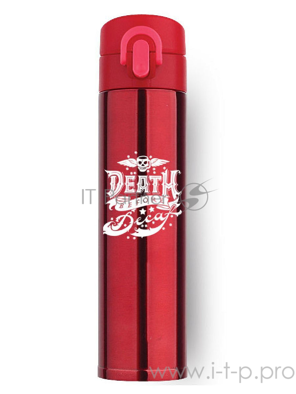 Термобутылка BAROUGE для прогулок и путешествий металл красный 350 мл, BT-135