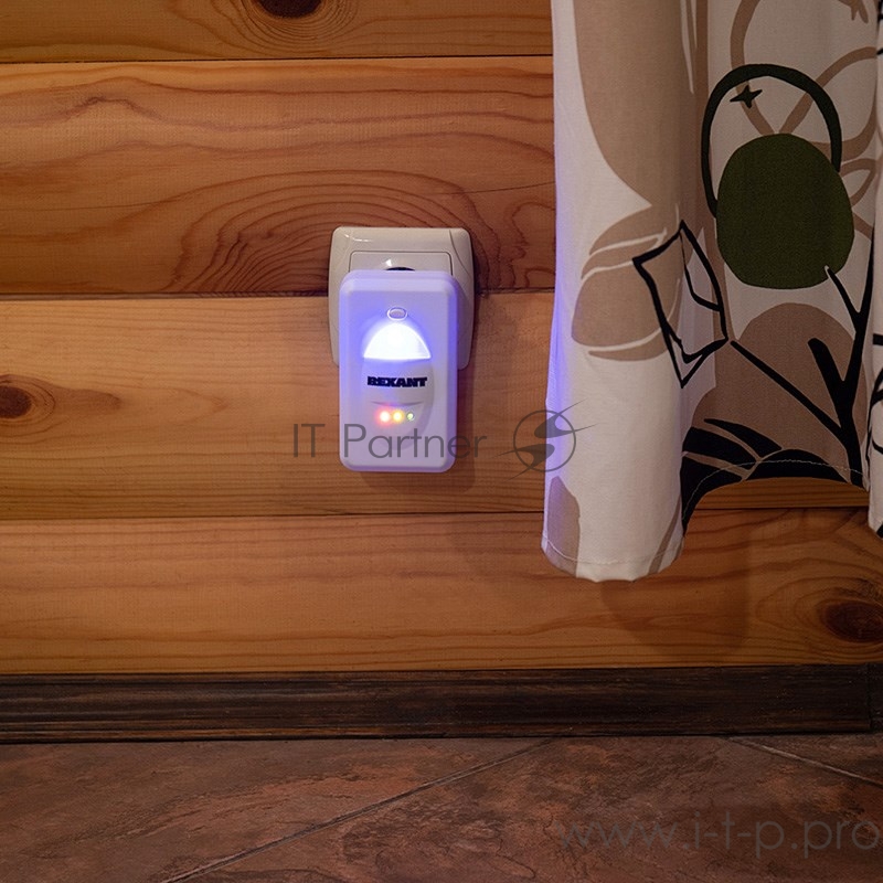 Ультразвуковой отпугиватель вредителей с LED индикатором, 220В REXANT