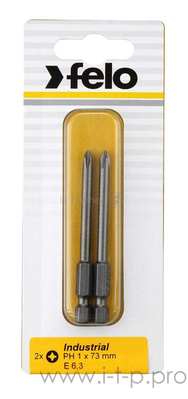 Бита крестовая PH 1х50 (уп.2шт) в блистере Felo 02201536