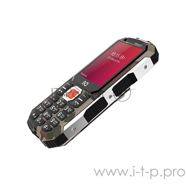 Мобильный телефон BQ 2817 Tank Quattro Power 32Mb зеленый моноблок 4Sim 2.8 240x320 0.3Mpix GSM900/1800 GSM1900 MP3 FM microSD