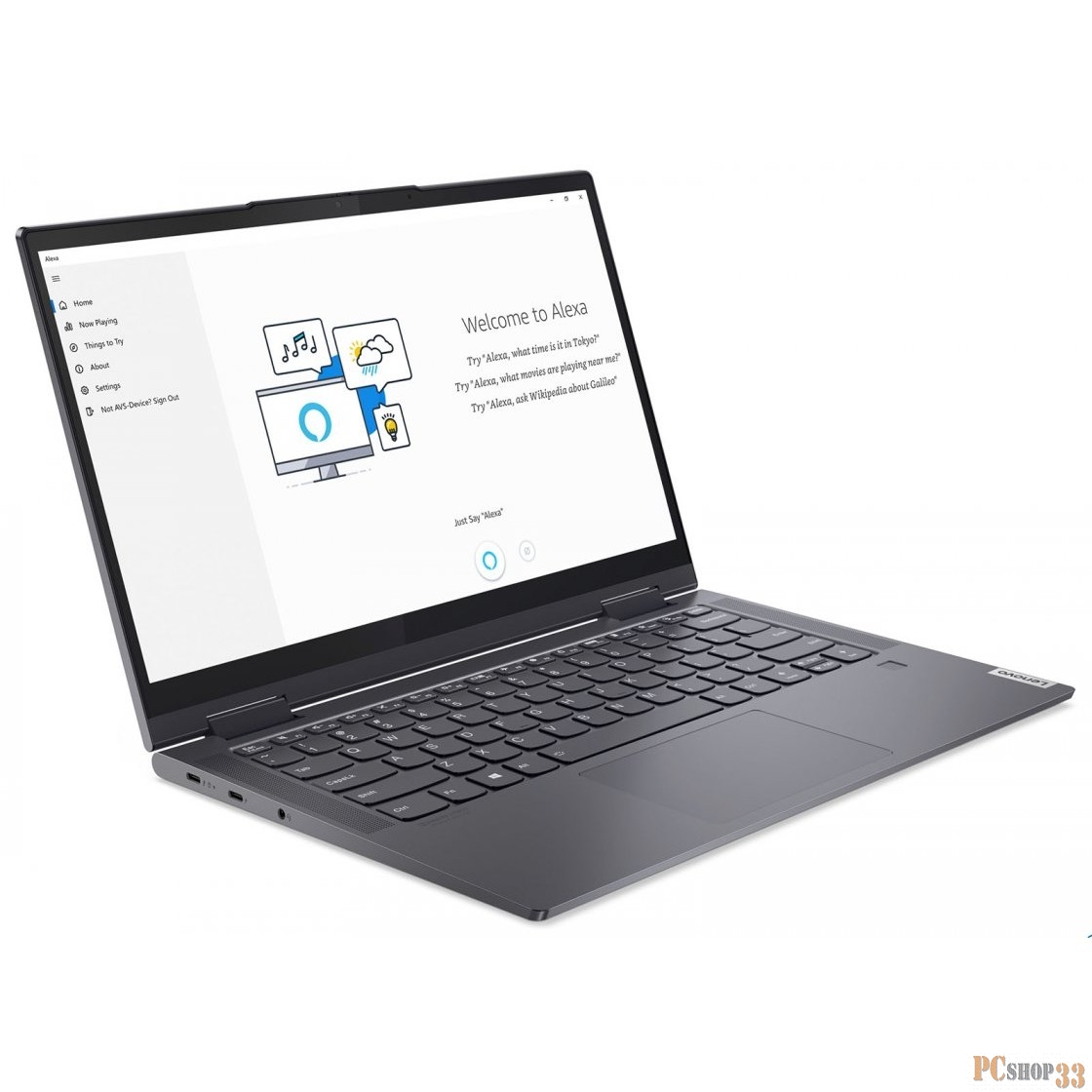 Ноутбук Lenovo Yoga 7 14ITL5 14.0 FHD(1920x1080) IPS GLOSSY/TOUCH/Intel Core i5-1135G7 2.40GHz Quad/16GB/256GB SSD/Integrated/WiFi/BT5.0/HD Web Camera/16 h/1,43 kg/W10/1Y/GREY