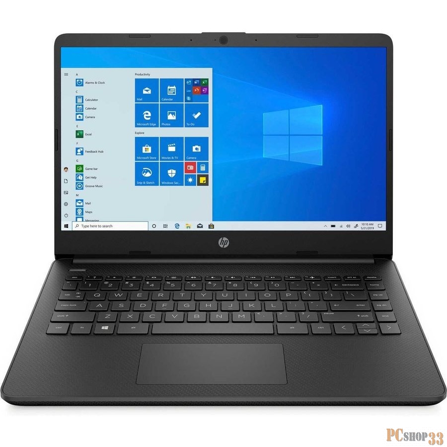 Ноутбук HP 14s-dq2005ur Pentium Gold 7505/8Gb/SSD512Gb/Intel UHD Graphics/14/IPS/FHD (1920x1080)/Windows 10/black/WiFi/BT/Cam
