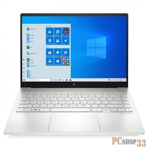 Ноутбук HP Envy 14-eb0005ur 14(1920x1200 IPS)/Intel Core i7 1165G7(2.8Ghz)/16384Mb/1024PCI GTX 1650Ti(4096Mb)/Cam/WiFi/war 1y/Natural silver/W10 + Fingerprint reader