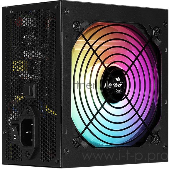 Блок питания Aerocool KCAS PLUS GOLD 750W <750W, ATX v2.4, APFC, Fan ARGB 12cm, 80+ Gold, Retail>