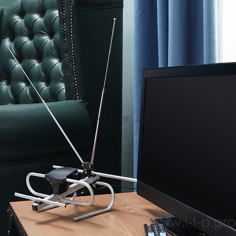 ТВ антенна комнатная для цифрового телевидения DVB-T2, RX-261 REXANT