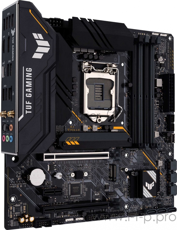 Материнская плата ASUS TUF GAMING B560M-PLUS WIFI, LGA1200, B560, 4*DDR4, DP+HDMI, CrossFireX, SATA3 + RAID, Audio, Gb LAN, USB 3.2*6, USB 2.0*6, COM*1 header (w/o cable), mATX 90MB1770-M0EAY0