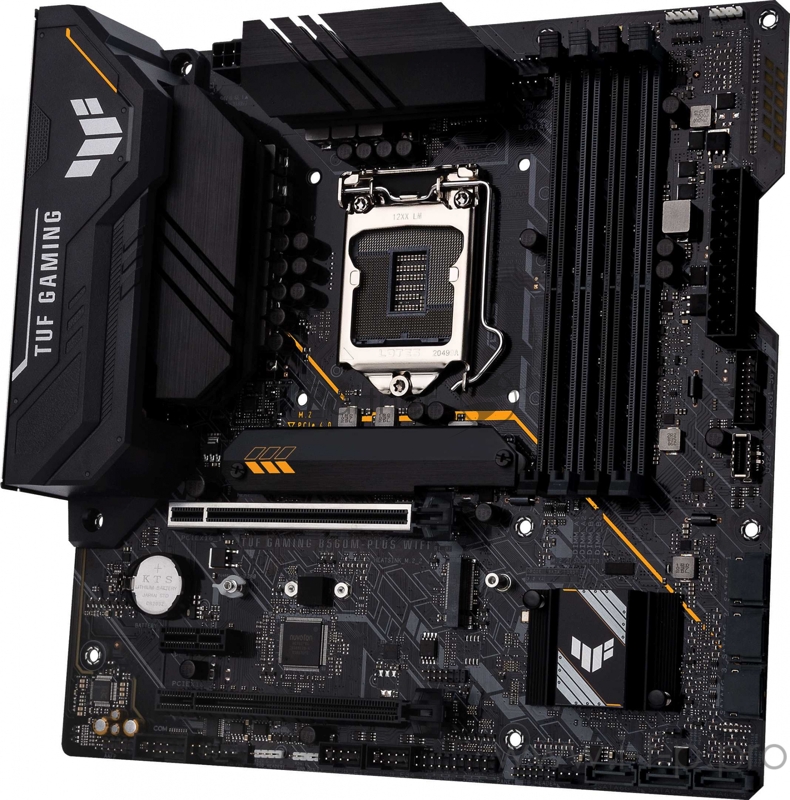 Материнская плата ASUS TUF GAMING B560M-PLUS WIFI, LGA1200, B560, 4*DDR4, DP+HDMI, CrossFireX, SATA3 + RAID, Audio, Gb LAN, USB 3.2*6, USB 2.0*6, COM*1 header (w/o cable), mATX 90MB1770-M0EAY0