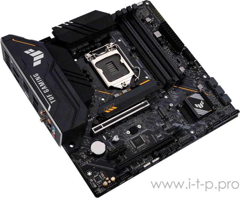 Материнская плата ASUS TUF GAMING B560M-PLUS WIFI, LGA1200, B560, 4*DDR4, DP+HDMI, CrossFireX, SATA3 + RAID, Audio, Gb LAN, USB 3.2*6, USB 2.0*6, COM*1 header (w/o cable), mATX 90MB1770-M0EAY0