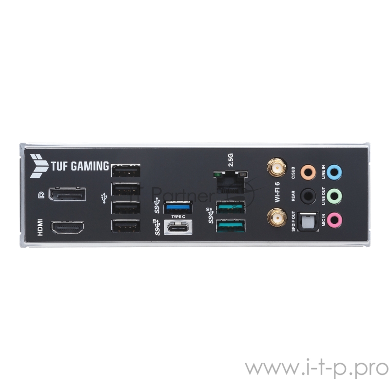 Материнская плата ASUS TUF GAMING H570-PRO WIFI, LGA1200, H570, 4*DDR4, HDMI+DP, CrossFireX, SATA3 + RAID, Audio, Gb LAN, USB 3.2*6, USB 2.0*4, COM*1 header (w/o cable), ATX 90MB16L0-M0EAY0