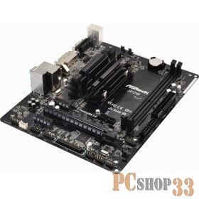 Материнская плата Asrock J4125M 2xDDR4 mATX AC`97 8ch(7.1) GbLAN+VGA+DVI+HDMI