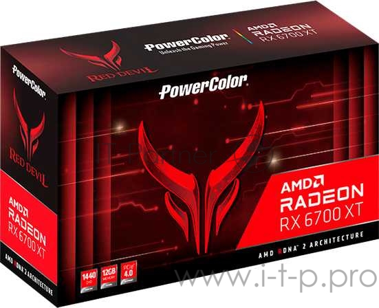 Radeon RX 6700XT 12GB GDDR6 192bit HDMI 3xDP (AXRX 6700XT 12GBD6-3DHE/OC) RTL {5}, (173366)