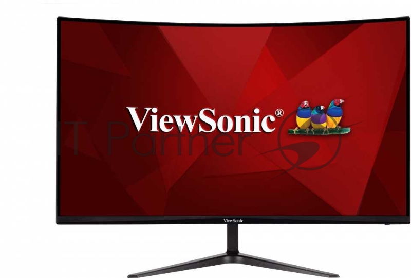 Монитор ViewSonic 31.5 VX3218-PC-MHD VA изогнутый, 1920x1080, 1ms, 300cd/m2, 178°/178°, 4000:1, 80Mln:1, 165Hz, HDMI*2, DP, колонки, AMD FreeSync, VESA, Black