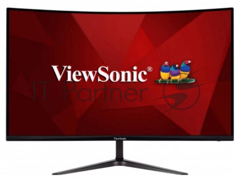 Монитор ViewSonic 31.5 VX3218-PC-MHD VA изогнутый, 1920x1080, 1ms, 300cd/m2, 178°/178°, 4000:1, 80Mln:1, 165Hz, HDMI*2, DP, колонки, AMD FreeSync, VESA, Black