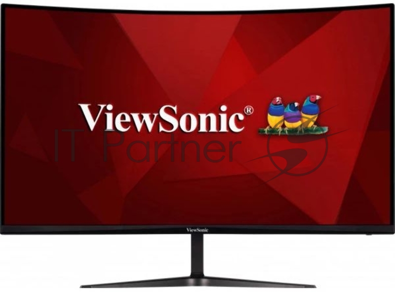 Монитор ViewSonic 31.5 VX3218-PC-MHD VA изогнутый, 1920x1080, 1ms, 300cd/m2, 178°/178°, 4000:1, 80Mln:1, 165Hz, HDMI*2, DP, колонки, AMD FreeSync, VESA, Black