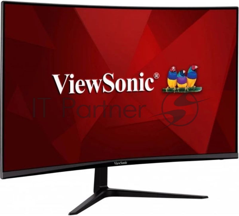 Монитор ViewSonic 31.5 VX3218-PC-MHD VA изогнутый, 1920x1080, 1ms, 300cd/m2, 178°/178°, 4000:1, 80Mln:1, 165Hz, HDMI*2, DP, колонки, AMD FreeSync, VESA, Black