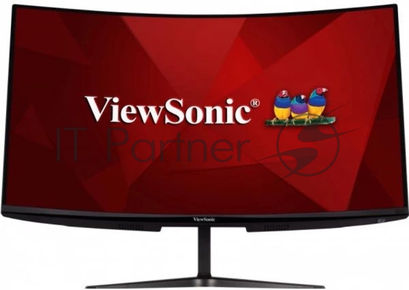 Монитор ViewSonic 31.5 VX3218-PC-MHD VA изогнутый, 1920x1080, 1ms, 300cd/m2, 178°/178°, 4000:1, 80Mln:1, 165Hz, HDMI*2, DP, колонки, AMD FreeSync, VESA, Black