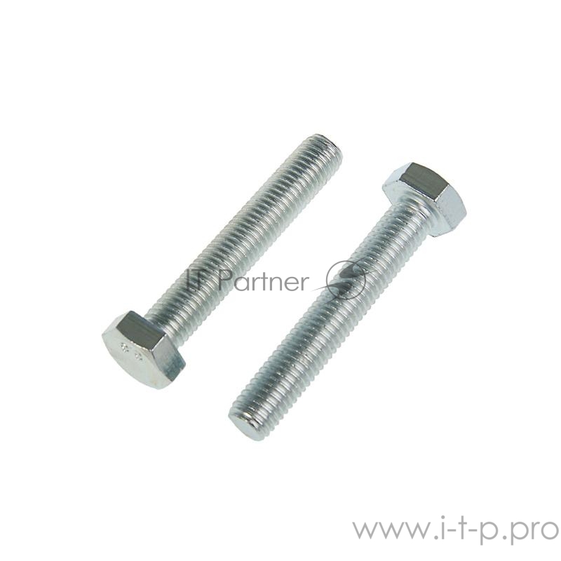 Болт М16х90 с шестигранной головкой цинк. DIN 933 (уп.10шт) класс прочности 8.8. коробка Tech-Krep 144921