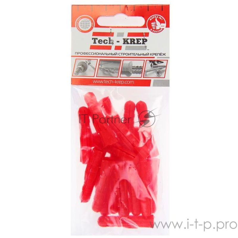 Дюбель распорный 8х50 трехсегментный (тип Т) (уп.20шт) пакет Tech-Krep 112956