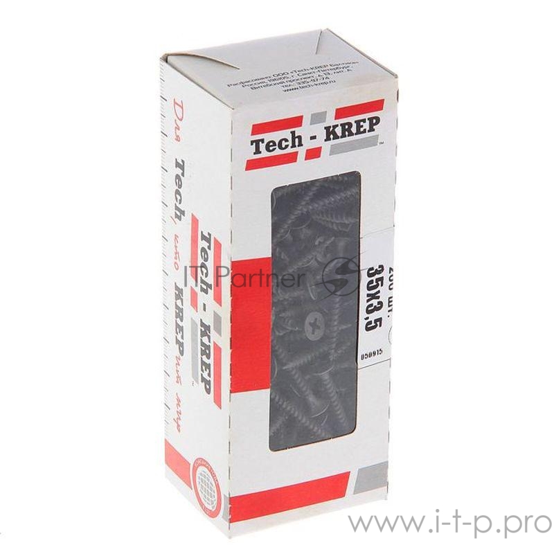 Саморез 3.5х35 гипсокартон-металл (уп.200шт) коробка Tech-Krep 102130